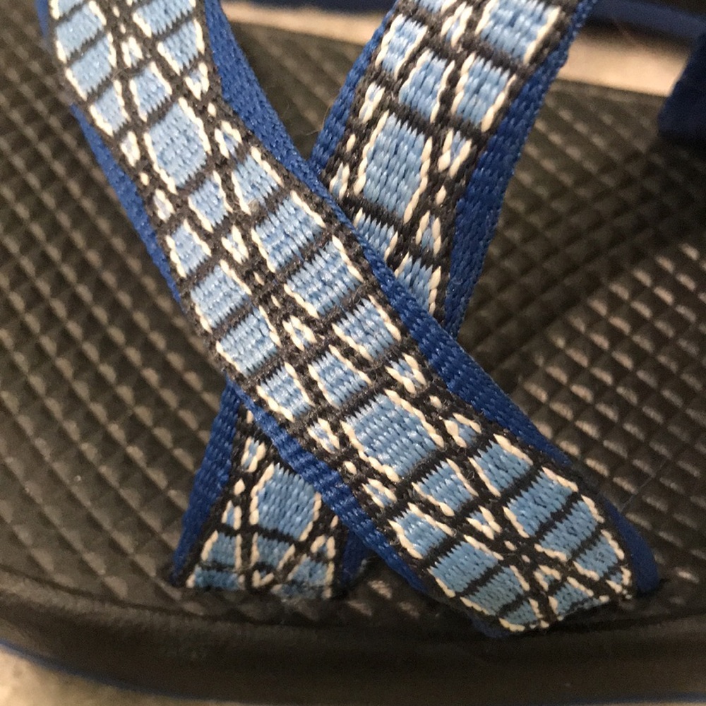 Chaco Swell Eclipse Sandal Kids Junior Size 6 Blue Z1 Ecotread Excellent - Picture 4 of 9
